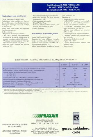 Grupo Arco Aire PRAXAIR D-630E 🇪🇸