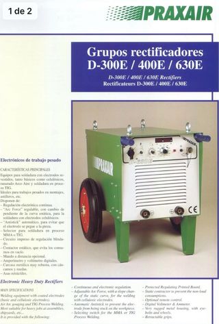 Grupo Arco Aire PRAXAIR D-630E 🇪🇸