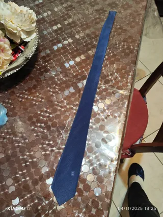 Cravatta vintage blu