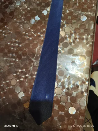 Cravatta vintage blu