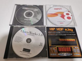 CD Programmi Vari: Claris, PLAY-PC, R.MOSAIC, Nero