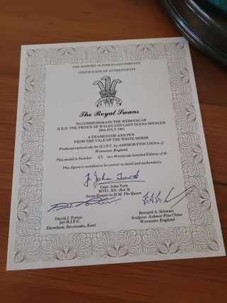 Pareja Cisnes Ashmore Worcestor England