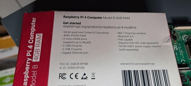 Raspberry Pi 4B 4G Cámara 5MP, Ventilador y Regalo