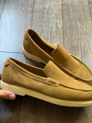 Zapatos Zara Beige/Marrón Hombre