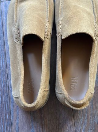 Zapatos Zara Beige/Marrón Hombre