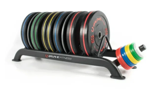 Soporte para discos + Colchonetas