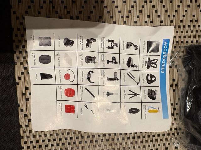 Accesorios cámara deportiva o Go Pro