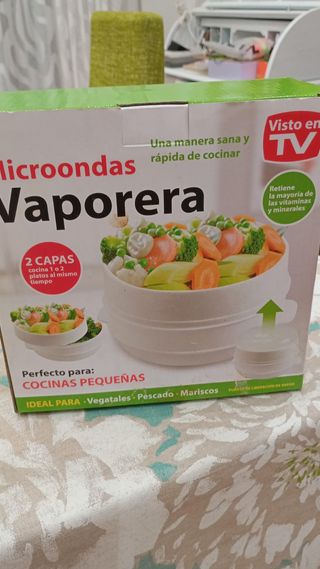 Vaporera Microondas 2 Capas