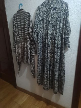 Pack 2 Vestidos Estampado Cebra Talla Única
