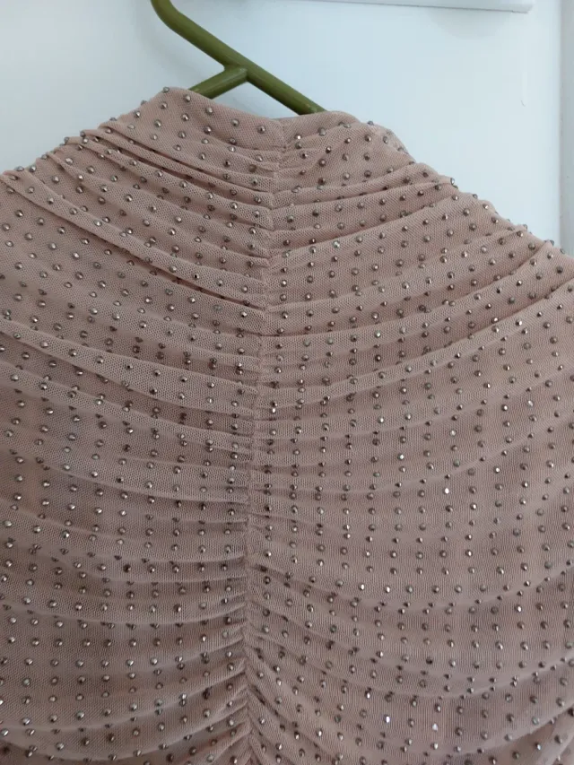 Vestido Zara corto pedrería edición limitada 