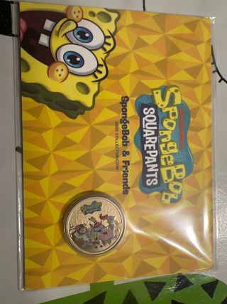 Moneda Bob Esponja y Amigos 2025