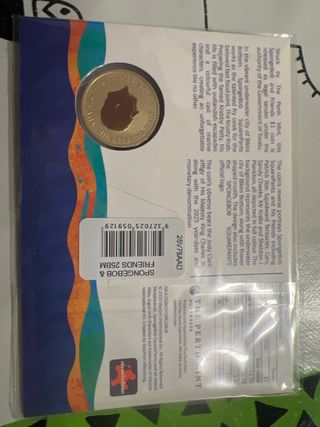 Moneda Bob Esponja y Amigos 2025