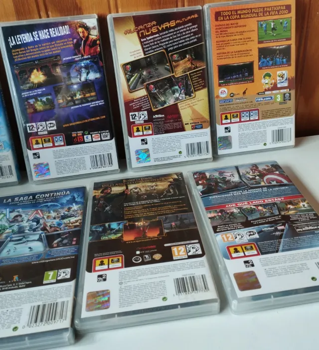 Lot 9 giochi per PSP