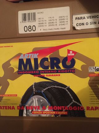 Cadenas para nieve MICRO  varias medidas