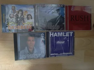 Lote CDs: Nazareth, Rush, Hamlet, Sabina