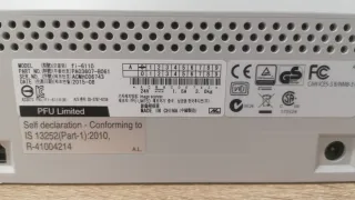 Escaner Fujitsu sobremesa blanco