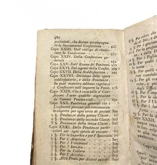 Libro antico 1806 Direttore Delle Anime Penitenti