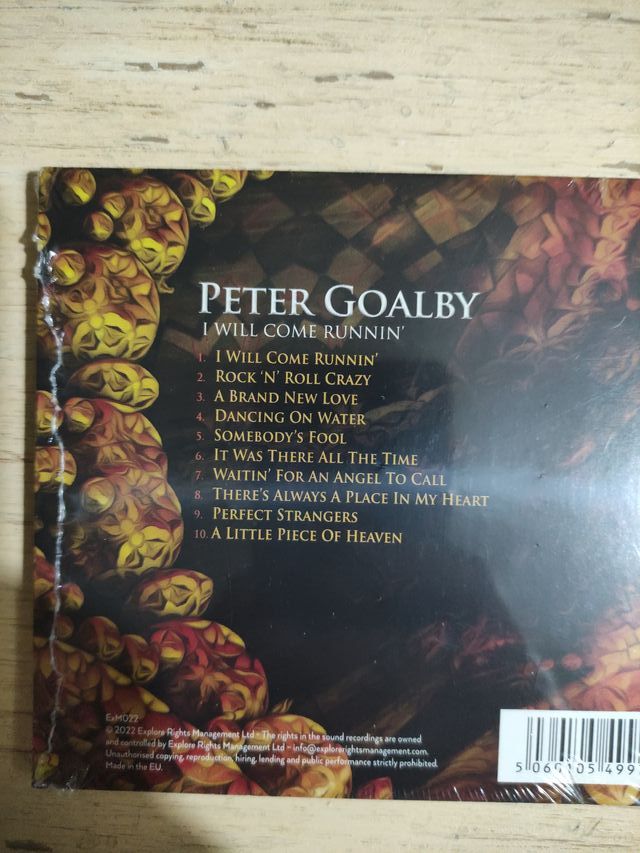 CD Peter Goalby I Will Come Runnin'