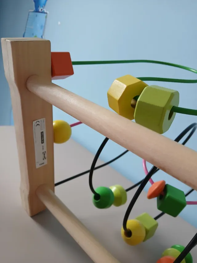 Juguete Cuentas Madera Ikea