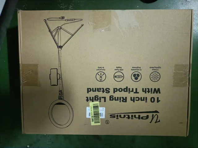 Luz Aro Phitnis 10 con Soporte Teléfono