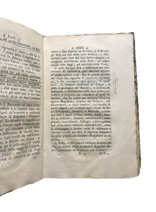 Libro antico 1767 Piano Ecclesiastico
