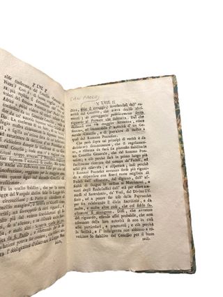 Libro antico 1767 Piano Ecclesiastico