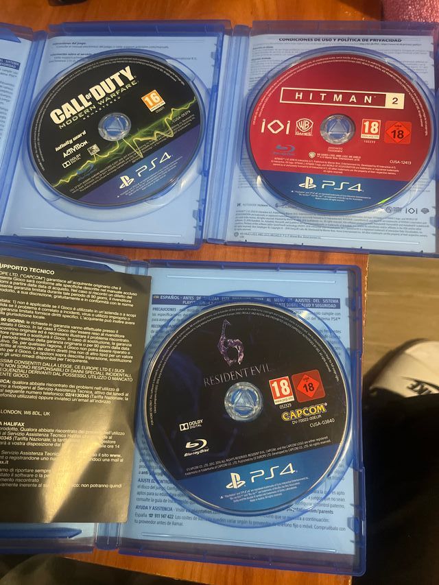 PS4: Hitman 2 y Resident Evil 7 Callo of Duty