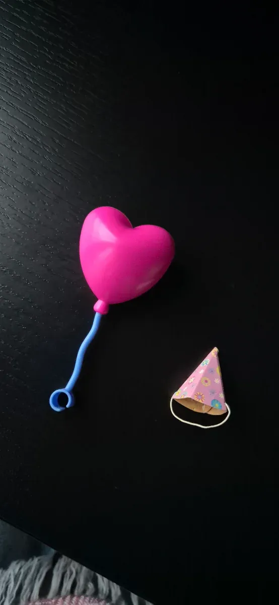 Barbie Complementos Corazón& Gorrito Fiesta cumple