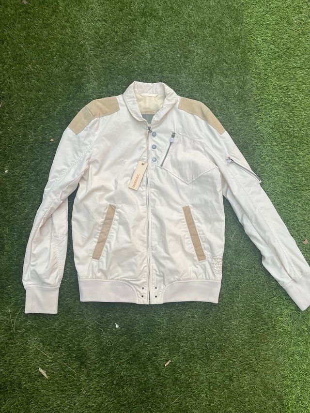 Chaqueta Diesel Y2k Gorpcore Militar Beige