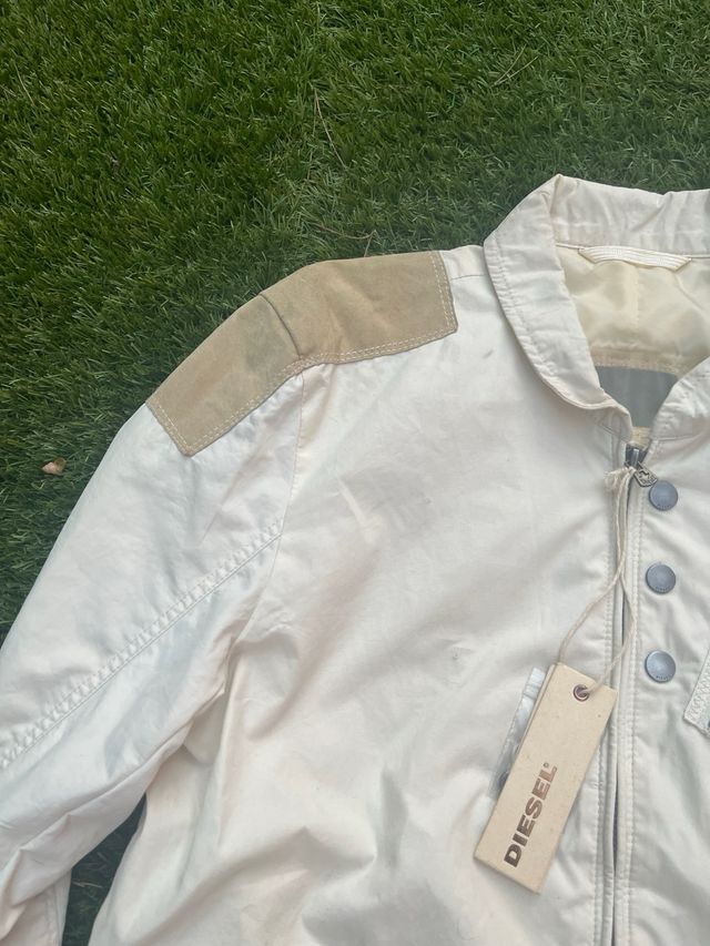 Chaqueta Diesel Y2k Gorpcore Militar Beige