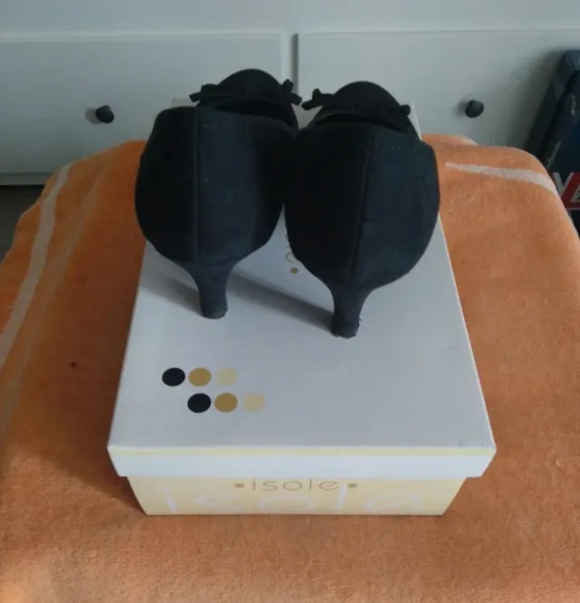 Scarpe donna tacco Isole nere