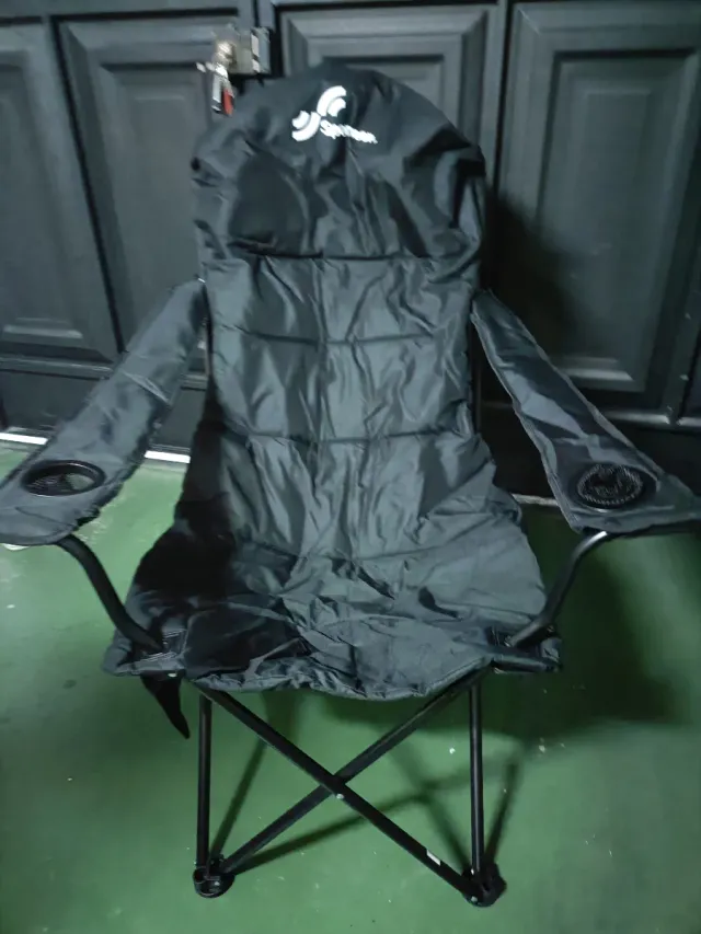 Silla plegable Sportown con portavasos