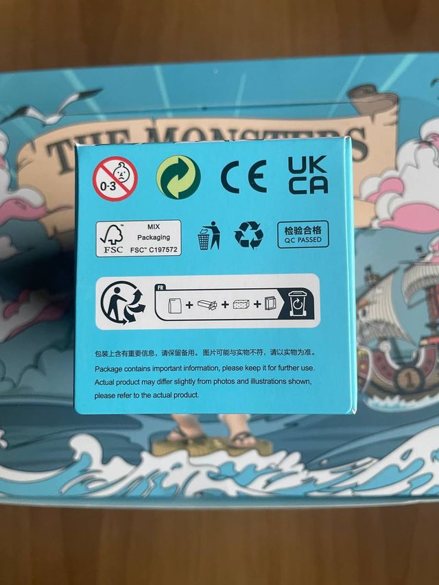 PopMart x One Piece Blind Box Nes Sealed Labubu