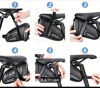 Bolsa sillín bicicleta