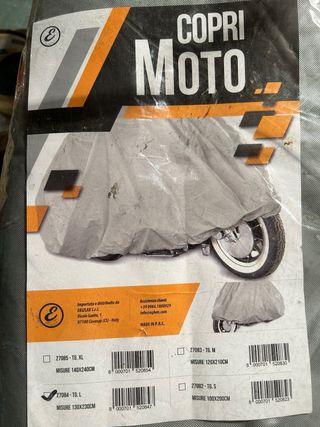 Telo Copri Moto EBIZLAB Tg. L 130x230cm Nuovo