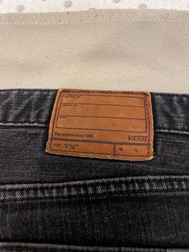 Vans Pantalón Vaquero Negro