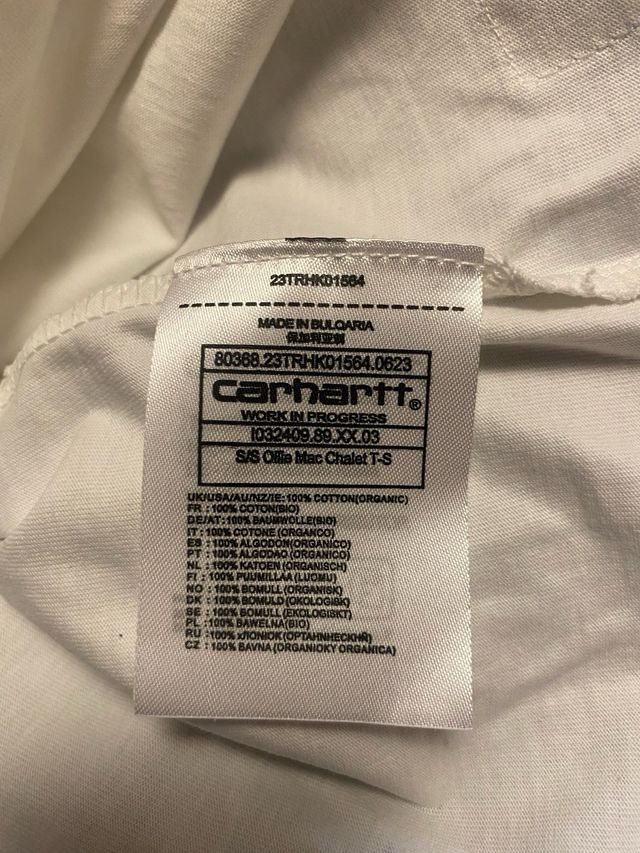 Camiseta Carhartt WIP Blanca Talla M