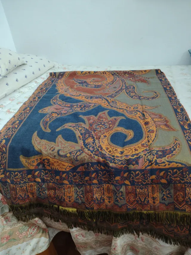 Scialle o sciarpa con stampa paisley