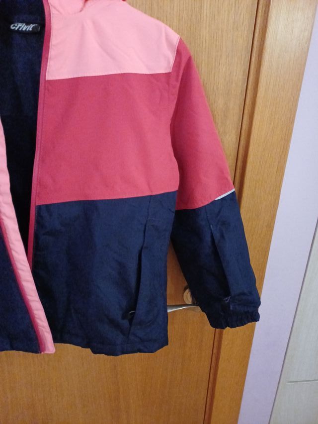 Chaqueta Nieve Niña Azul y Rosa