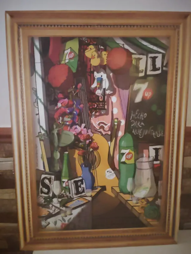 Cuadro Decorativo 7up Feria de Sevilla