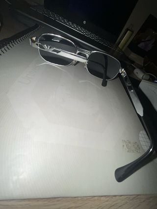 Gafas Emporio Armani Negras y Plateadas