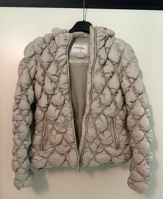 Piumino Geox Grigio Donna