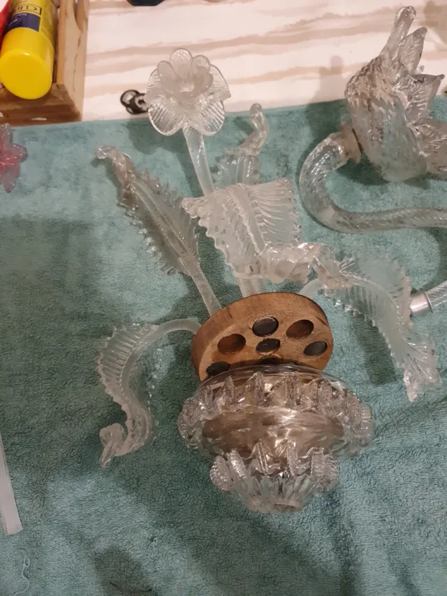 Applique cristallo 2 luci