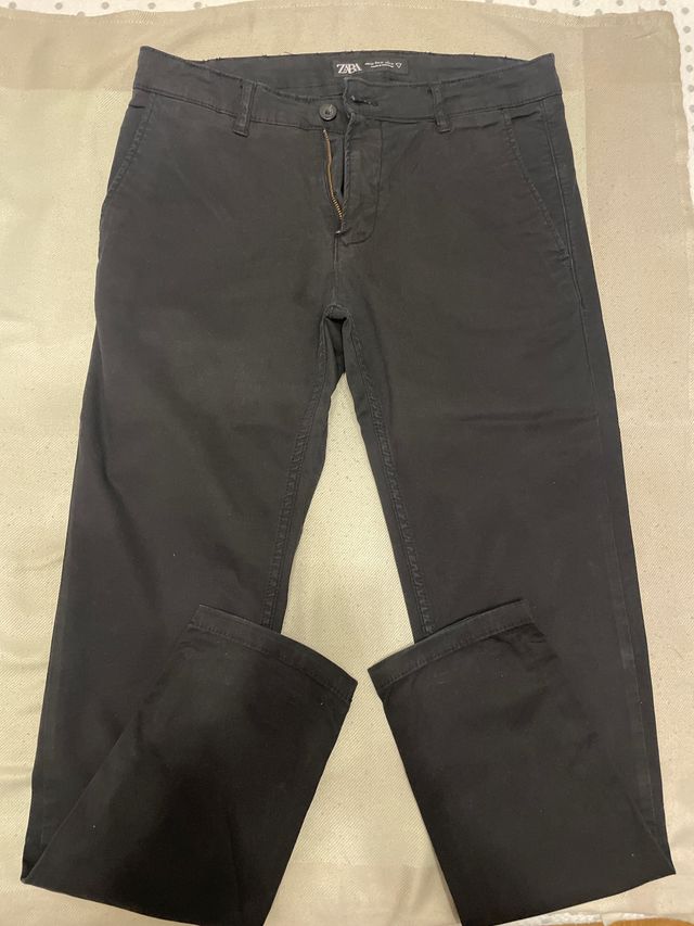 Pantalón Zara Negro Hombre