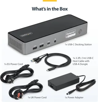 Startech Docking Station 3 Monitores HDMI/DP
