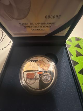 10€ España Proof Primer sello Postal 2025