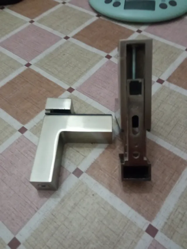 Soportes balda cristal regulables metal