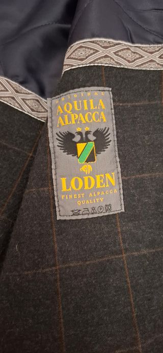 Abrigo hombre Loden Aquila Alpacca