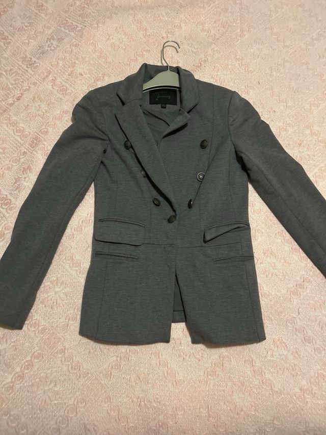 Chaqueta de vestir gris