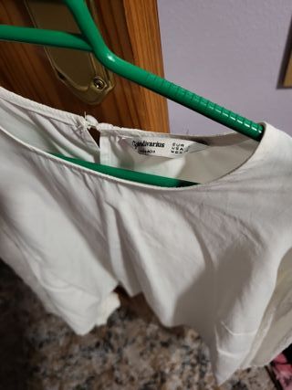 Camisa blanca manga larga